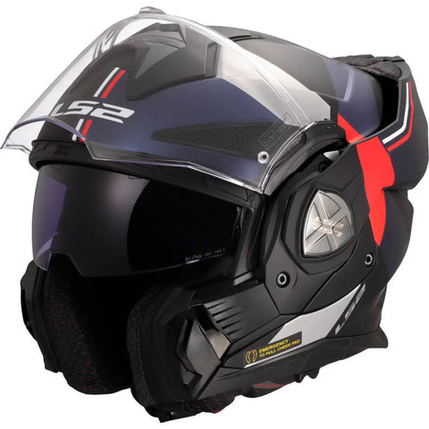 Casco LS2 FF901 Advant X Ultra Black Matt/Red/Blue/White