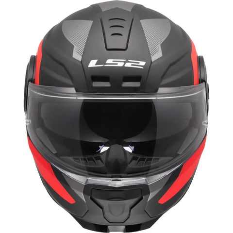 Casco LS2 FF902 Scope II Duria Black Matt/Red