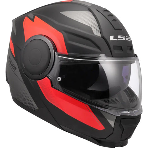 Casco LS2 FF902 Scope II Duria Black Matt/Red