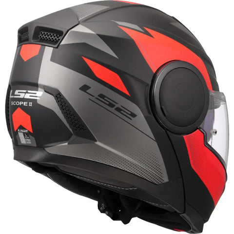 Casco LS2 FF902 Scope II Duria Black Matt/Red