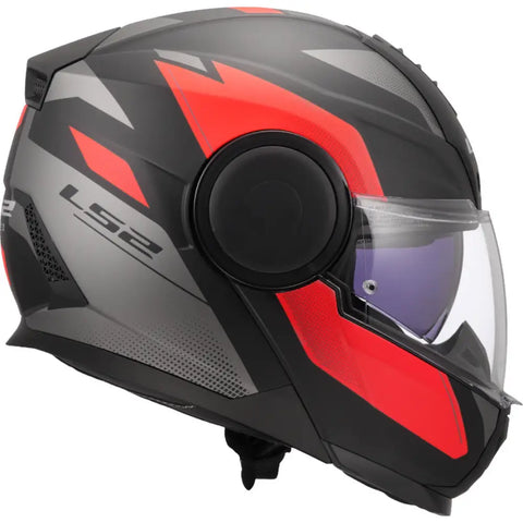 Casco LS2 FF902 Scope II Duria Black Matt/Red