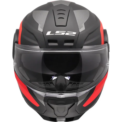Casco LS2 FF902 Scope II Duria Black Matt/Red
