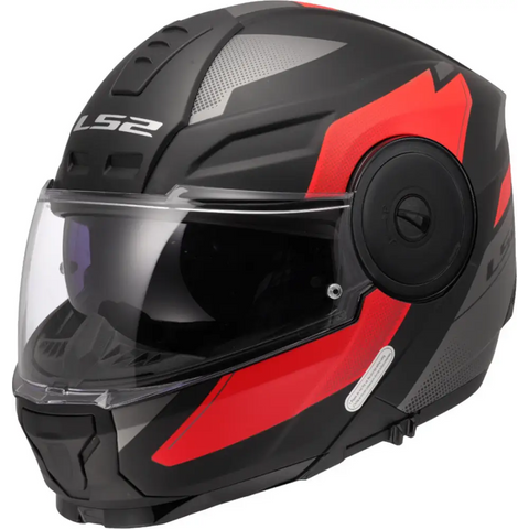 Casco LS2 FF902 Scope II Duria Black Matt/Red