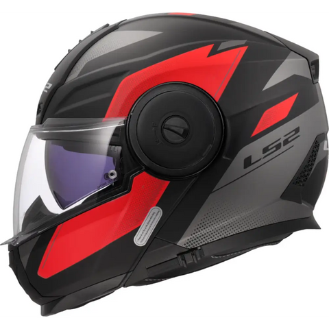 Casco LS2 FF902 Scope II Duria Black Matt/Red