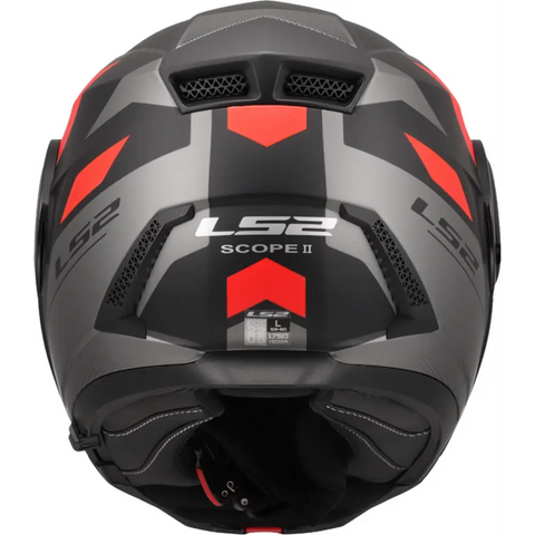 Casco LS2 FF902 Scope II Duria Black Matt/Red