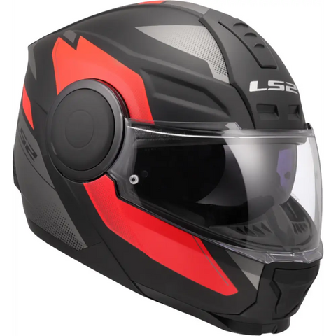 Casco LS2 FF902 Scope II Duria Black Matt/Red