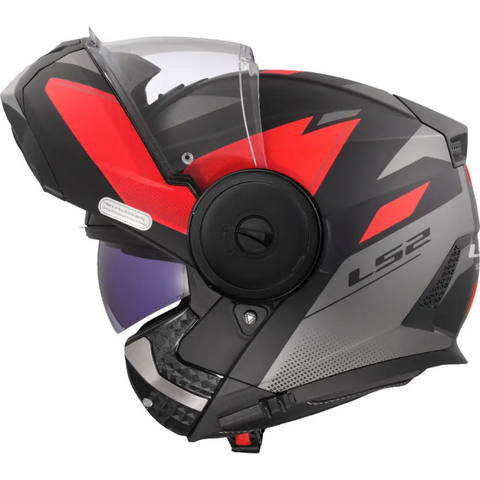 Casco LS2 FF902 Scope II Duria Black Matt/Red