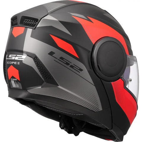 Casco LS2 FF902 Scope II Duria Black Matt/Red
