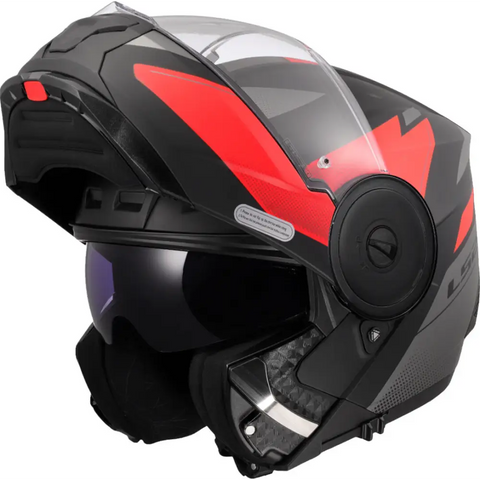 Casco LS2 FF902 Scope II Duria Black Matt/Red