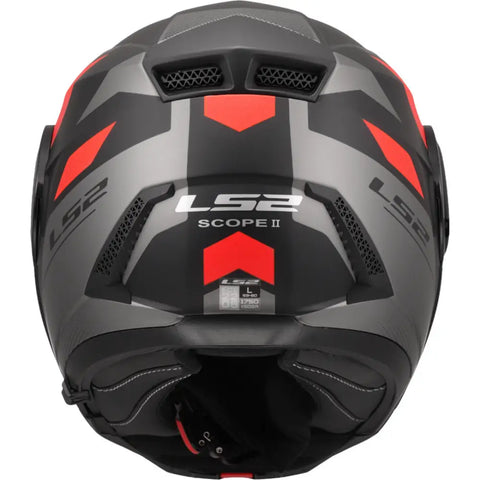 Casco LS2 FF902 Scope II Duria Black Matt/Red