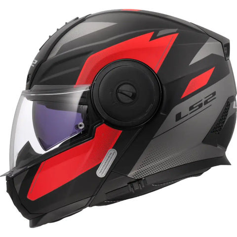 Casco LS2 FF902 Scope II Duria Black Matt/Red