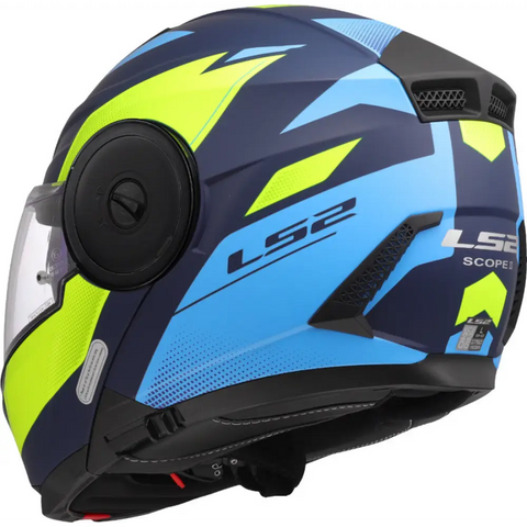 Casco LS2 FF902 Scope II Duria Blue Matt/Neon Yellow