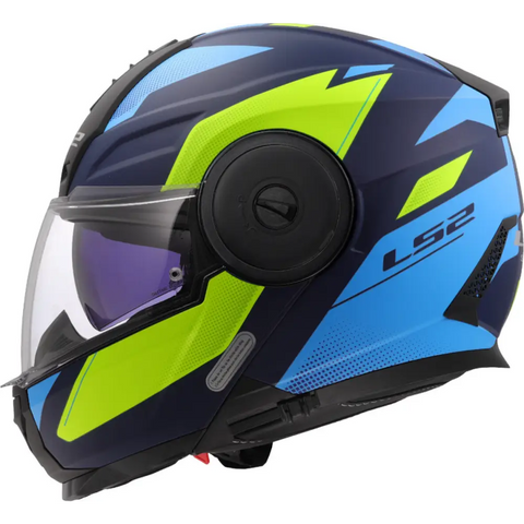 Casco LS2 FF902 Scope II Duria Blue Matt/Neon Yellow
