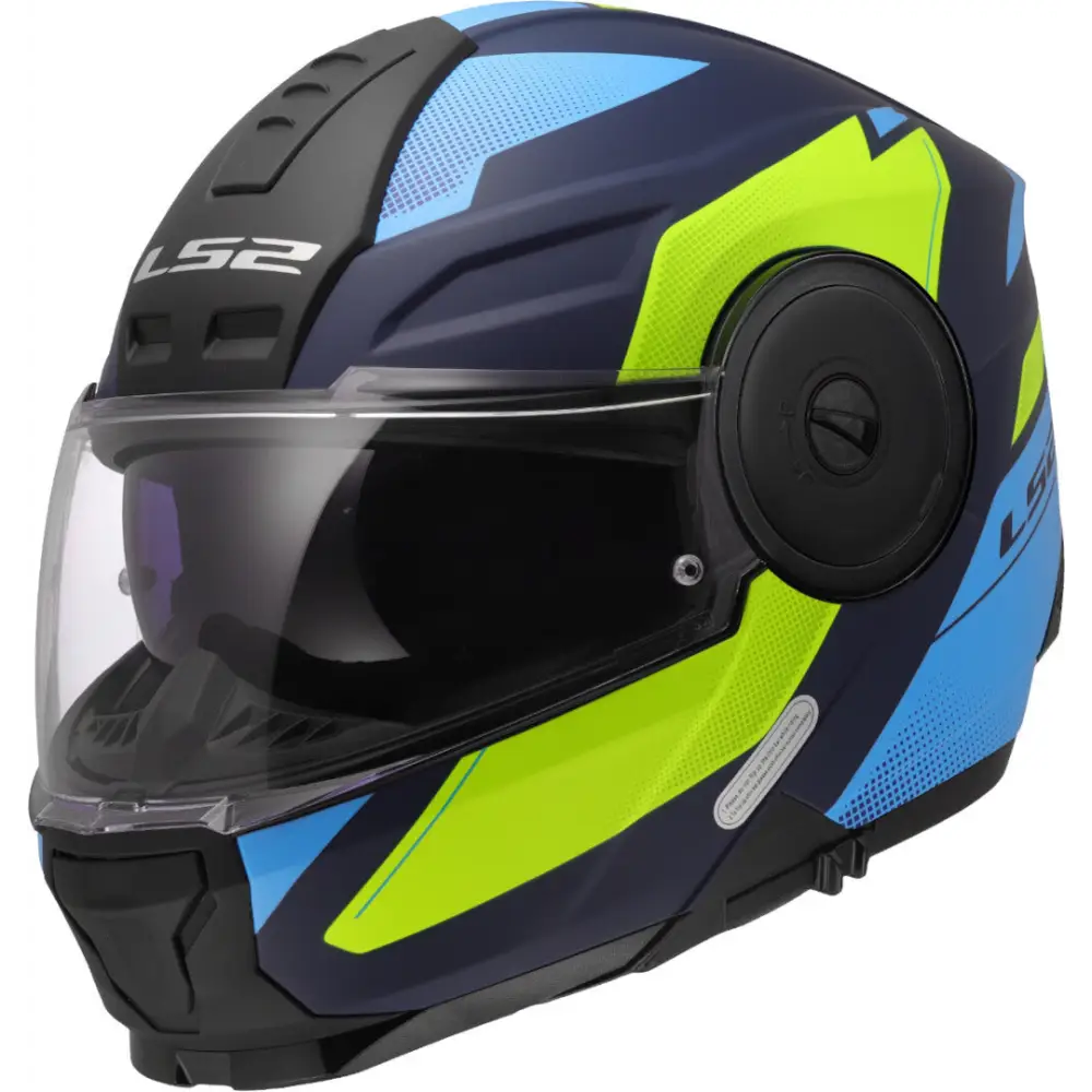 Casco LS2 FF902 Scope II Duria Blue Matt/Neon Yellow