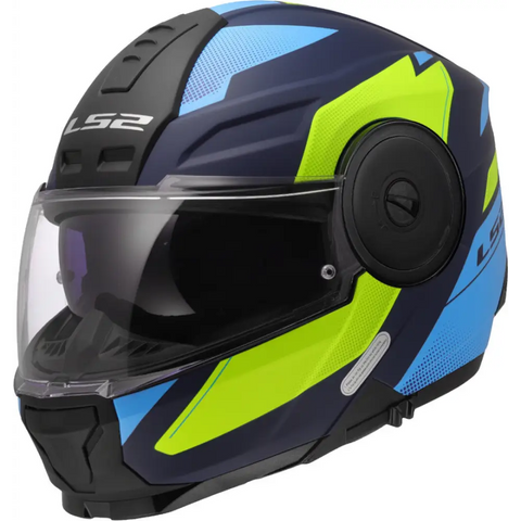 Casco LS2 FF902 Scope II Duria Blue Matt/Neon Yellow