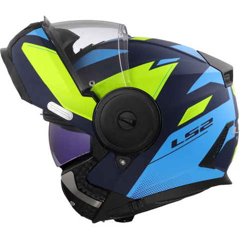 Casco LS2 FF902 Scope II Duria Blue Matt/Neon Yellow