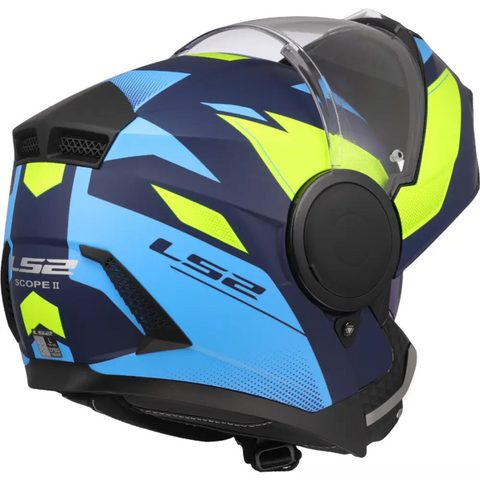 Casco LS2 FF902 Scope II Duria Blue Matt/Neon Yellow