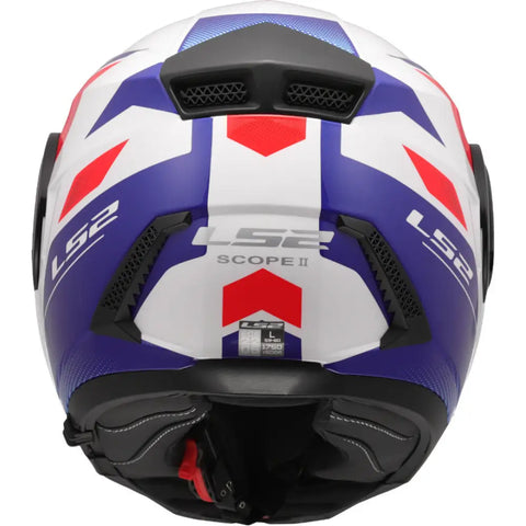 Casco LS2 FF902 Scope II Duria White/Blue/Red