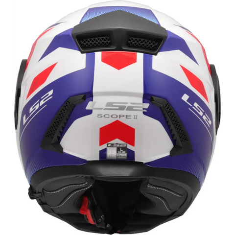 Casco LS2 FF902 Scope II Duria White/Blue/Red