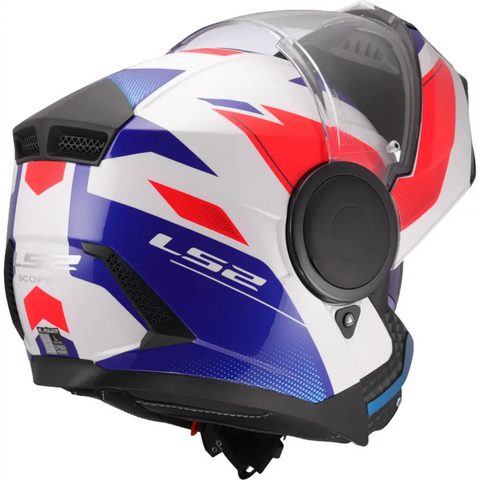 Casco LS2 FF902 Scope II Duria White/Blue/Red
