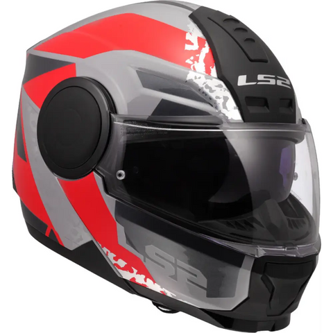 Casco LS2 FF902 Scope II Oxyd Gray/Red