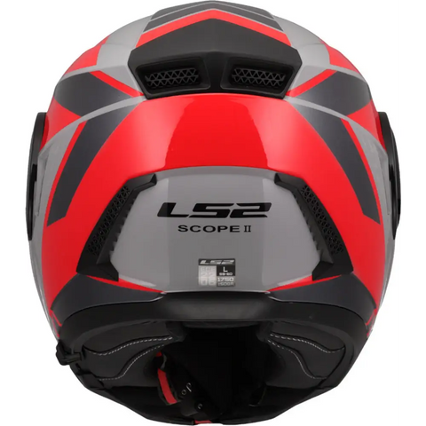 Casco LS2 FF902 Scope II Oxyd Gray/Red