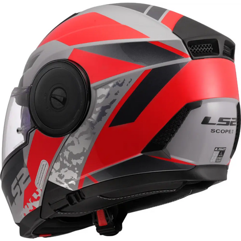 Casco LS2 FF902 Scope II Oxyd Gray/Red
