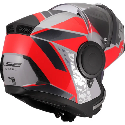 Casco LS2 FF902 Scope II Oxyd Gray/Red
