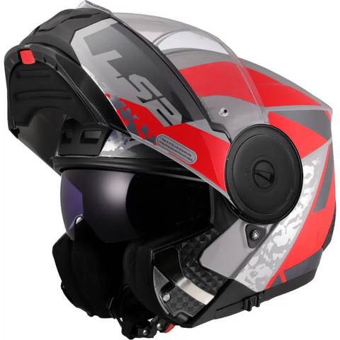 Casco LS2 FF902 Scope II Oxyd Gray/Red