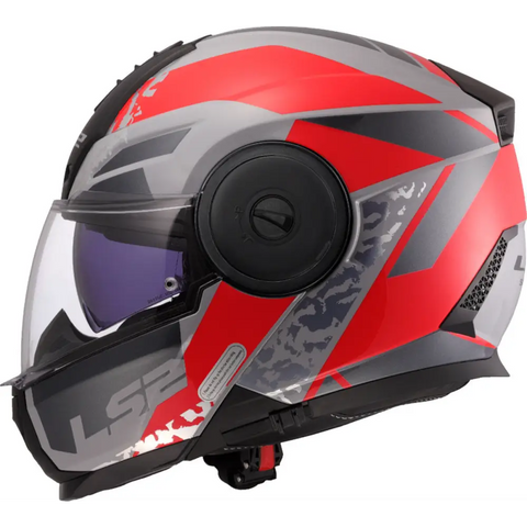 Casco LS2 FF902 Scope II Oxyd Gray/Red