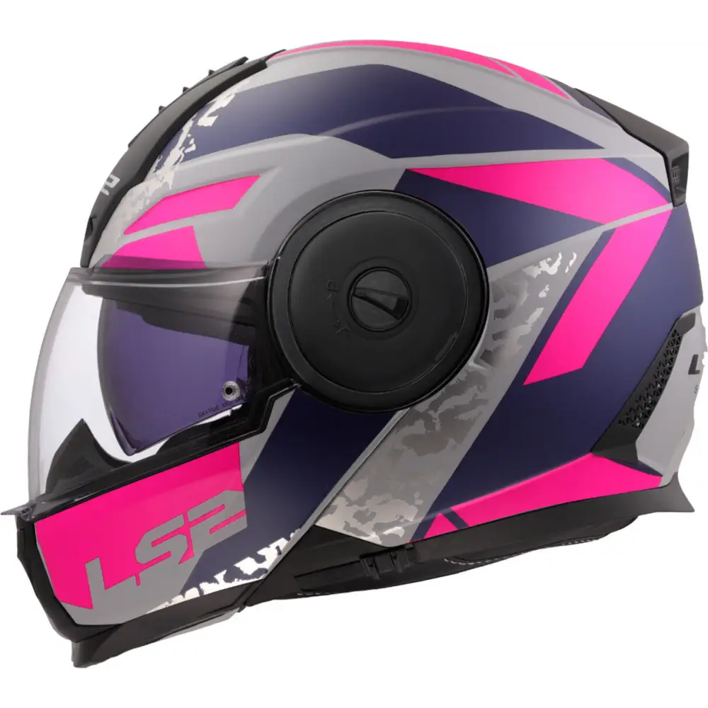 Casco LS2 FF902 Scope II Oxyd Matt Gray/Blue/Pink