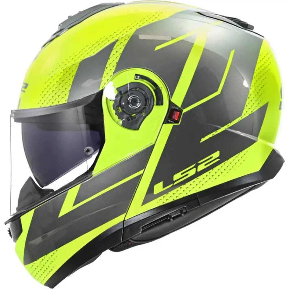 Casco LS2 FF908 Strobe II Code Grey/Neon Yellow