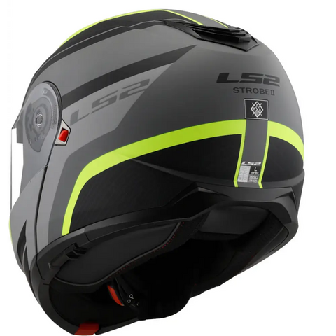 Casco LS2 FF908 Strobe II Monza Black Matt/Grey/Neon Yellow