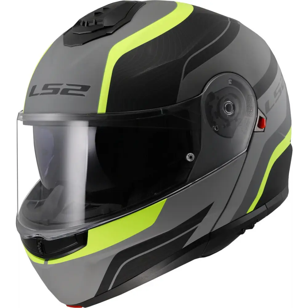 Casco LS2 FF908 Strobe II Monza Black Matt/Grey/Neon Yellow