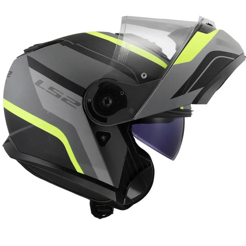 Casco LS2 FF908 Strobe II Monza Black Matt/Grey/Neon Yellow