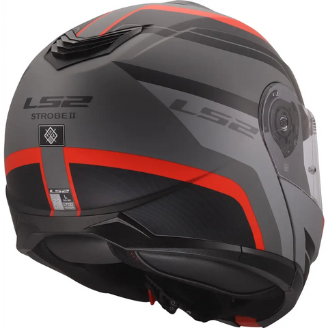 Casco LS2 FF908 Strobe II Monza Matt Grey/Red