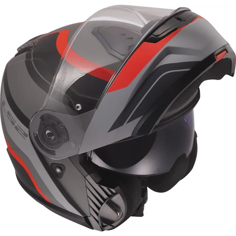 Casco LS2 FF908 Strobe II Monza Matt Grey/Red