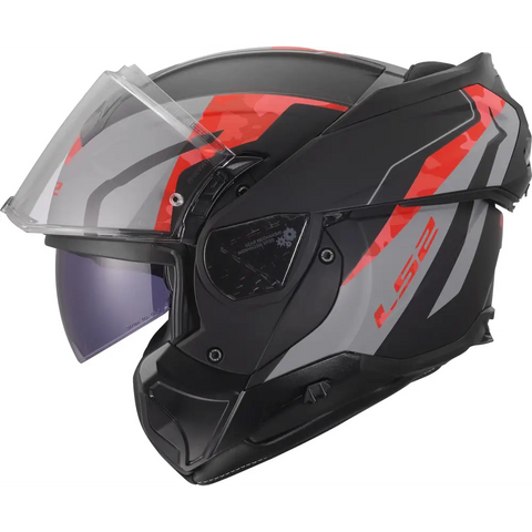 Casco LS2 FF910 Advant ll Glide Matt Black/Grey/Red