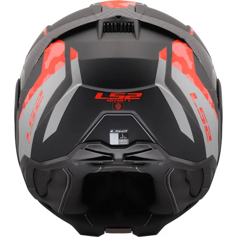 Casco LS2 FF910 Advant ll Glide Matt Black/Grey/Red