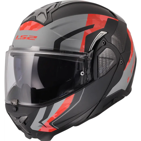 Casco LS2 FF910 Advant ll Glide Matt Black/Grey/Red
