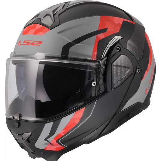 Casco LS2 FF910 Advant ll Glide Matt Black/Grey/Red