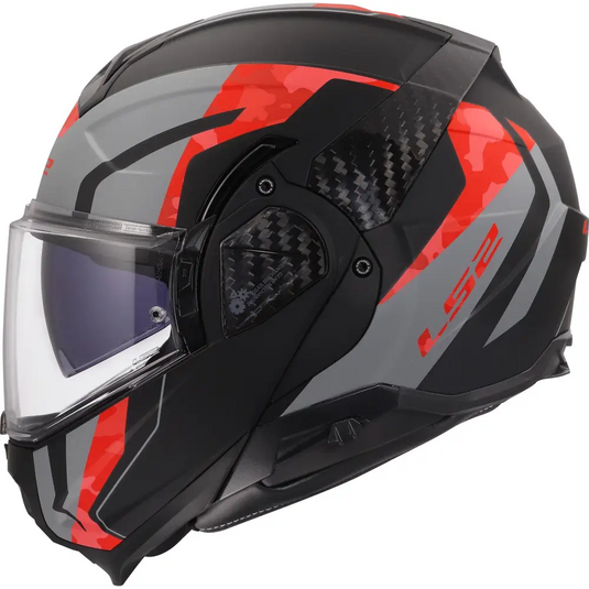 Casco LS2 FF910 Advant ll Glide Matt Black/Grey/Red