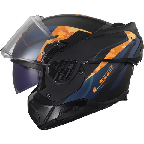 Casco LS2 FF910 Advant ll Glide Matt Black/Orange