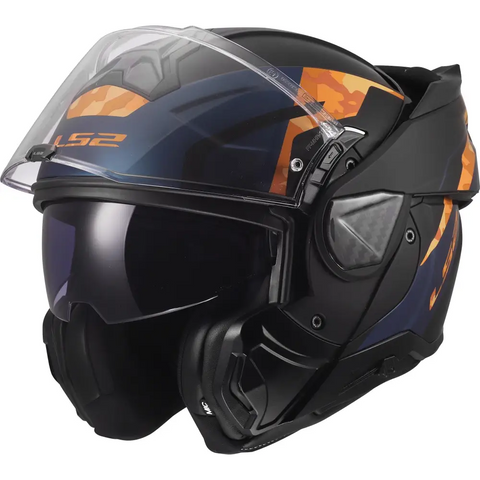 Casco LS2 FF910 Advant ll Glide Matt Black/Orange