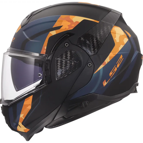 Casco LS2 FF910 Advant ll Glide Matt Black/Orange