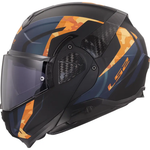 Casco LS2 FF910 Advant ll Glide Matt Black/Orange