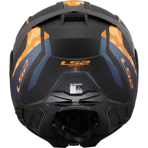 Casco LS2 FF910 Advant ll Glide Matt Black/Orange
