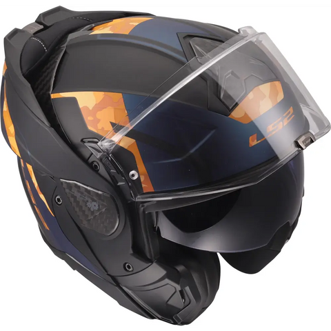Casco LS2 FF910 Advant ll Glide Matt Black/Orange