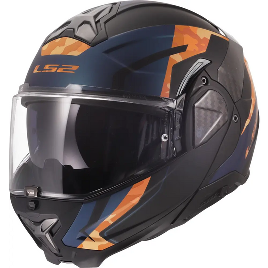 Casco LS2 FF910 Advant ll Glide Matt Black/Orange