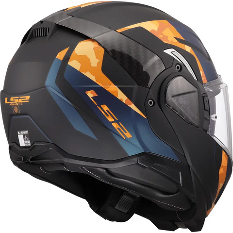 Casco LS2 FF910 Advant ll Glide Matt Black/Orange